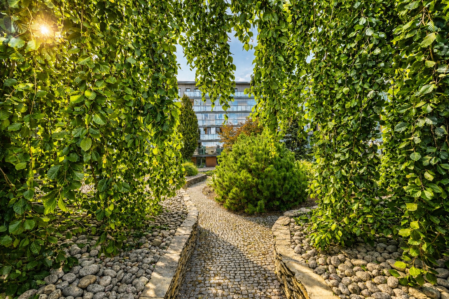 Zielone patio